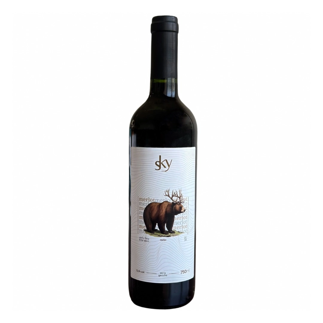 Sky Wine Merlot Tinto 2024 — Vinho tinto brasileiro